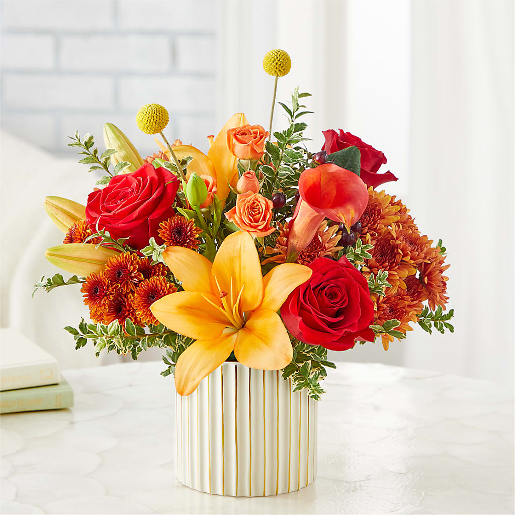 Scarlet Skies Bouquet –  Temptation Flower Shop, Wichita KS