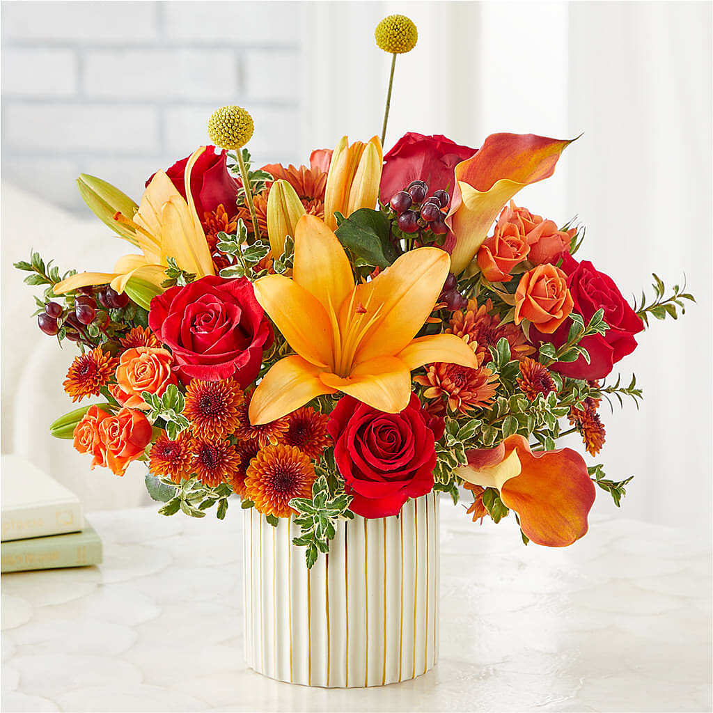Scarlet Skies Bouquet –  Temptation Flower Shop, Wichita KS