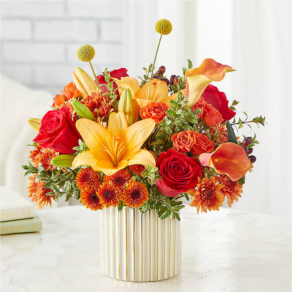 Scarlet Skies Bouquet –  Temptation Flower Shop, Wichita KS