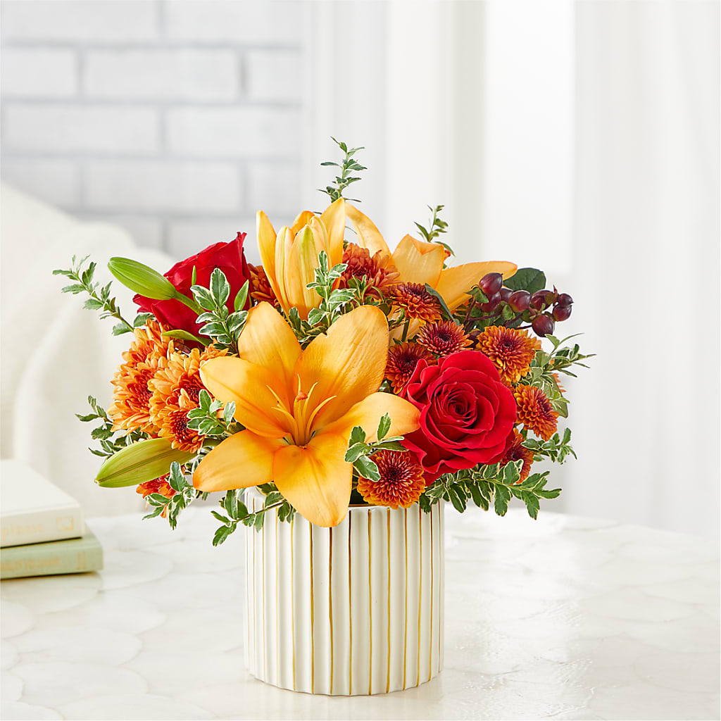 Scarlet Skies Bouquet –  Temptation Flower Shop, Wichita KS