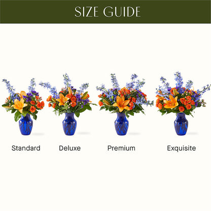 Radiant Citrus Bouquet –  Temptation Flower Shop, Wichita KS
