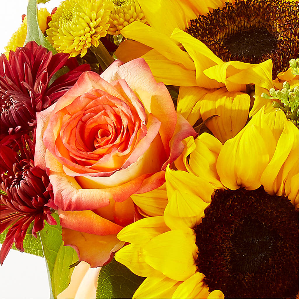 Golden Gourd Pumpkin Bouquet –  Temptation Flower Shop, Wichita KS