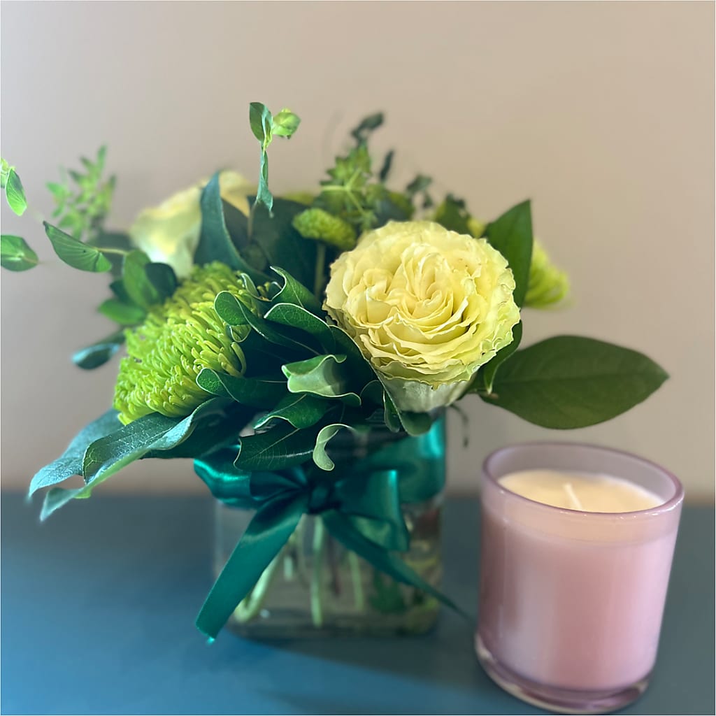 Emerald Forest Bouquet –  Temptation Flower Shop, Wichita KS