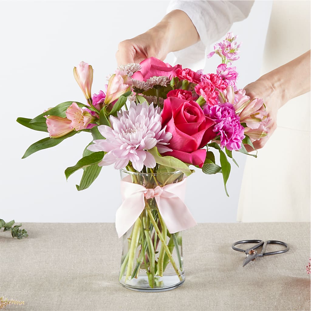 Pink Ribbon - A Florist Original –  Temptation Flower Shop, Wichita KS