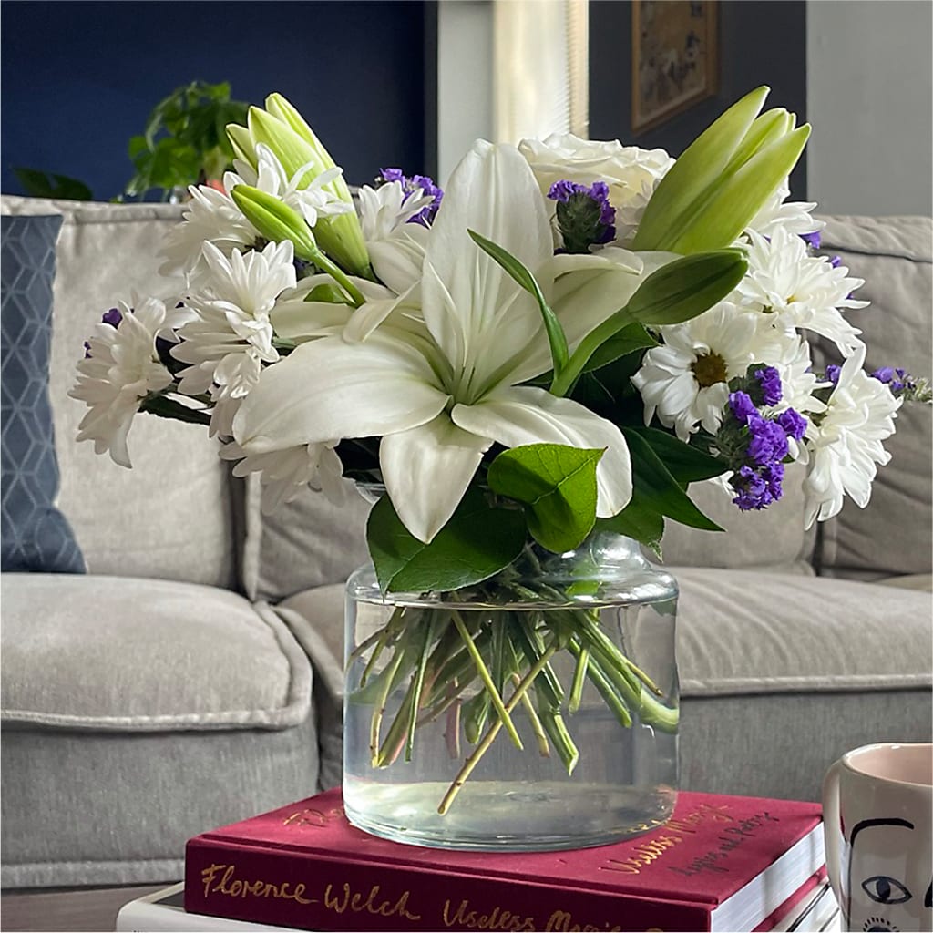 Beyond Blue Bouquet –  Temptation Flower Shop, Wichita KS