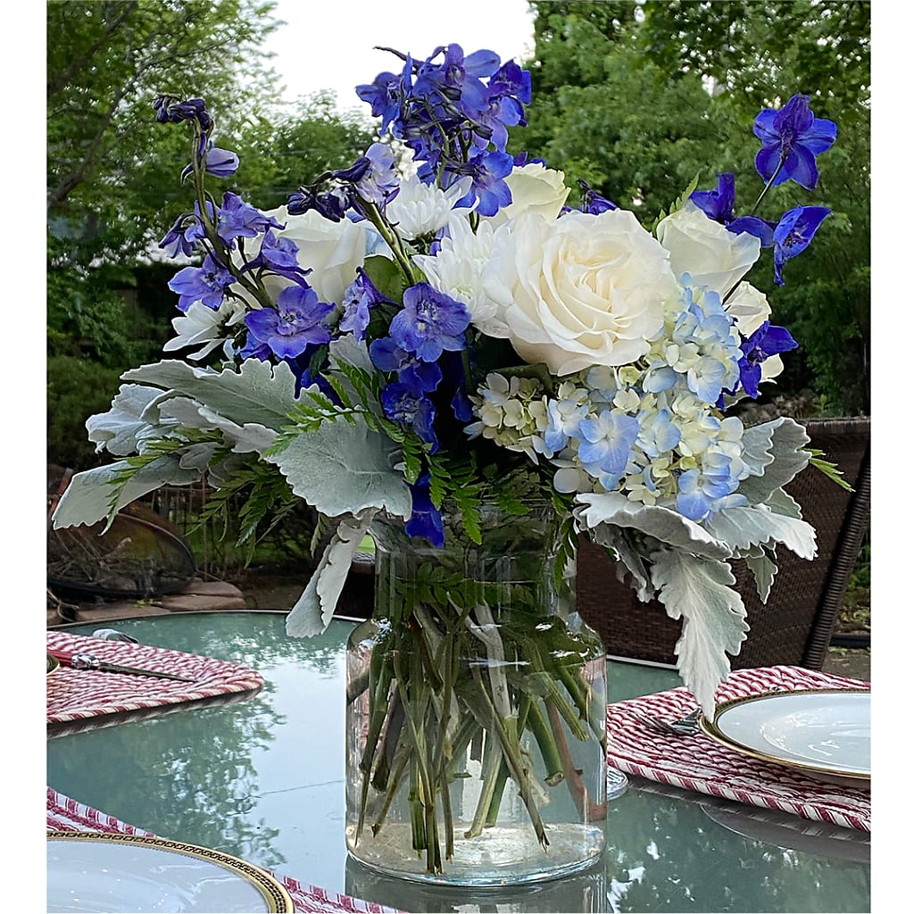 Clear Skies Bouquet –  Temptation Flower Shop, Wichita KS
