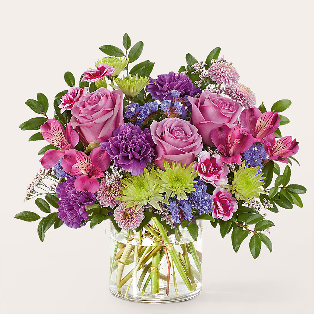Glass Half Full Bouquet –  Temptation Flower Shop, Wichita KS