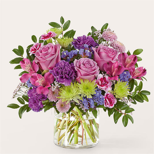 Glass Half Full Bouquet –  Temptation Flower Shop, Wichita KS