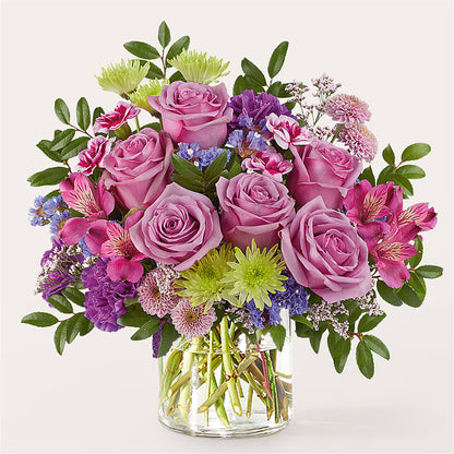 Glass Half Full Bouquet –  Temptation Flower Shop, Wichita KS