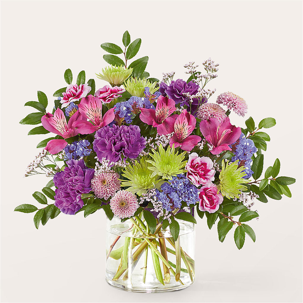 Glass Half Full Bouquet –  Temptation Flower Shop, Wichita KS
