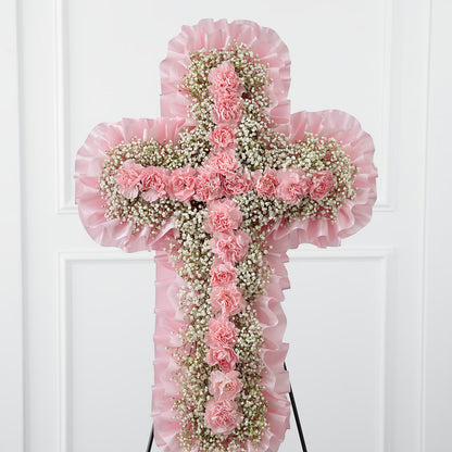 Angel's Cross Easel –  Temptation Flower Shop, Wichita KS