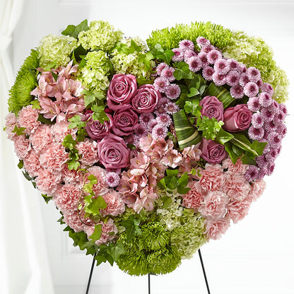 Heartwarming Standing Heart –  Temptation Flower Shop, Wichita KS