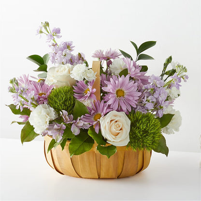 Peace & Love Basket –  Temptation Flower Shop, Wichita KS