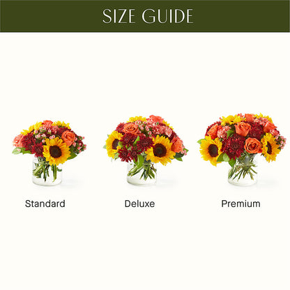 September Sunset Bouquet –  Temptation Flower Shop, Wichita KS