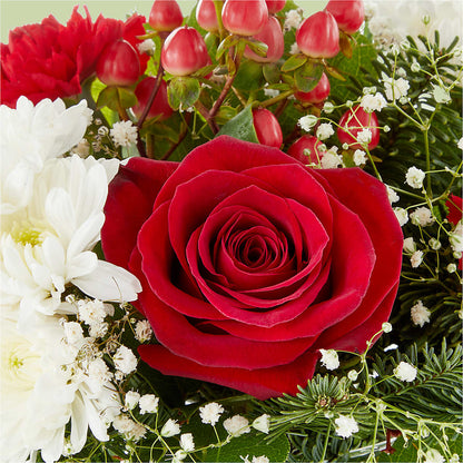 Chance of Flurries Bouquet –  Temptation Flower Shop, Wichita KS