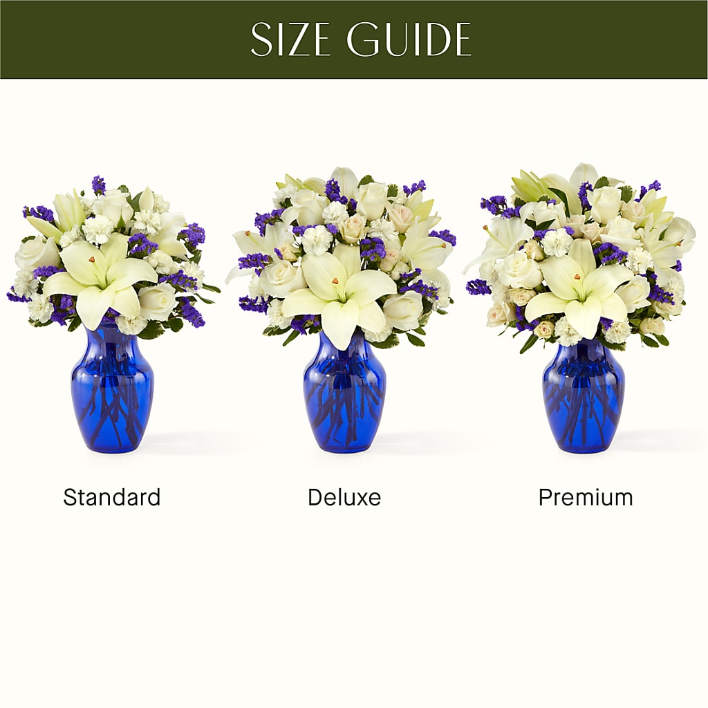Sapphire Rush Bouquet –  Temptation Flower Shop, Wichita KS