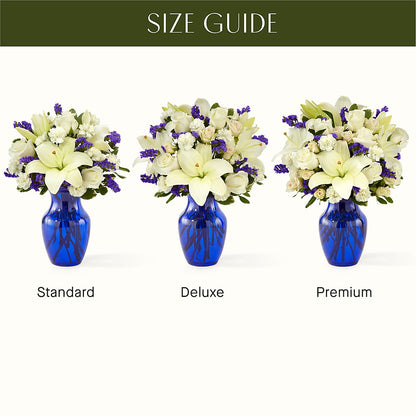 Sapphire Rush Bouquet –  Temptation Flower Shop, Wichita KS