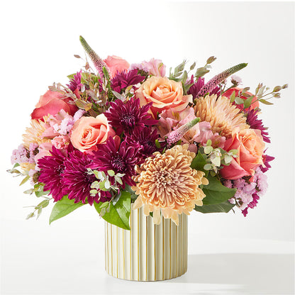 Berry Cobbler Bouquet with Ivory Vase –  Temptation Flower Shop, Wichita KS
