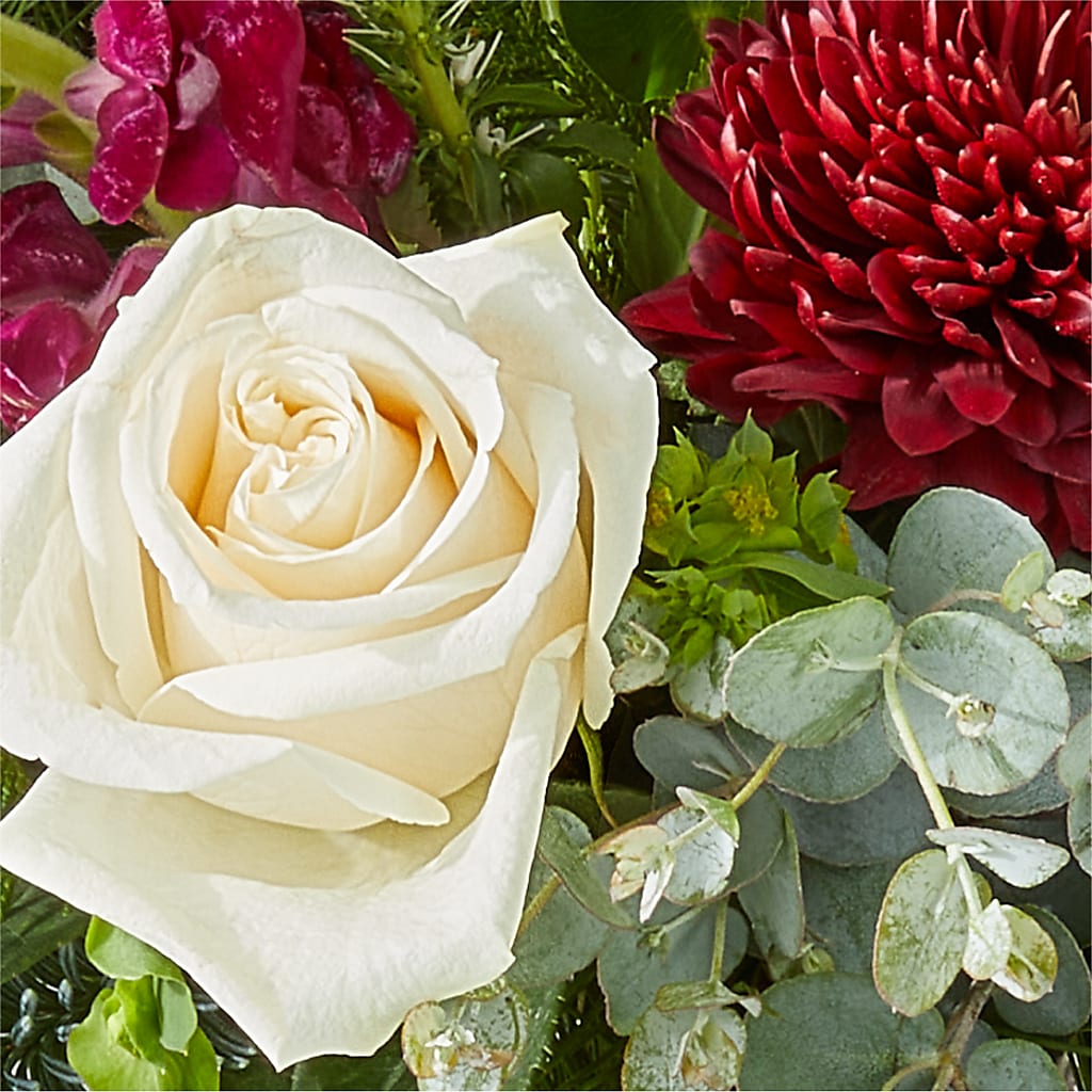Cranberry Fizz Bouquet –  Temptation Flower Shop, Wichita KS