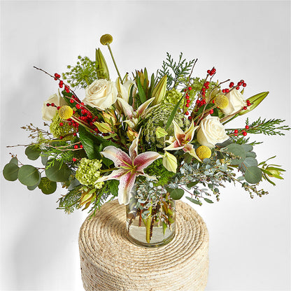Berry & Bright Bouquet –  Temptation Flower Shop, Wichita KS