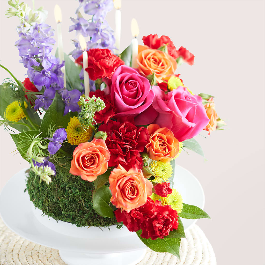 Best Year Yet Floral Cake –  Temptation Flower Shop, Wichita KS