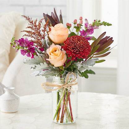 Moody Hues Bouquet –  Temptation Flower Shop, Wichita KS