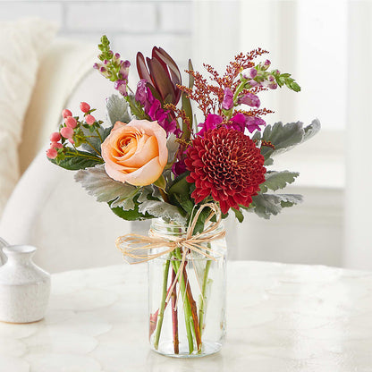 Moody Hues Bouquet –  Temptation Flower Shop, Wichita KS