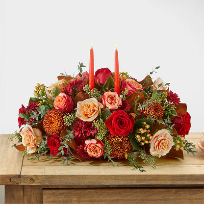 Gather Near Centerpiece –  Temptation Flower Shop, Wichita KS