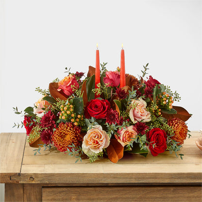 Gather Near Centerpiece –  Temptation Flower Shop, Wichita KS