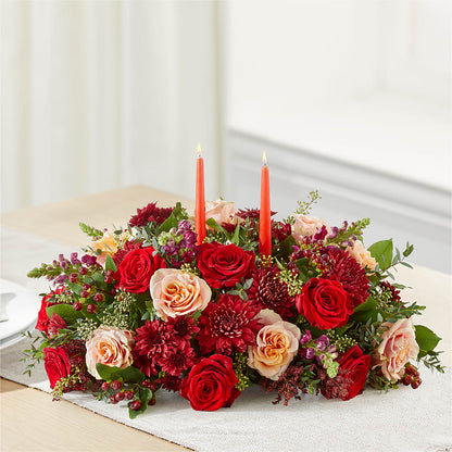 Most Thankful Centerpiece –  Temptation Flower Shop, Wichita KS