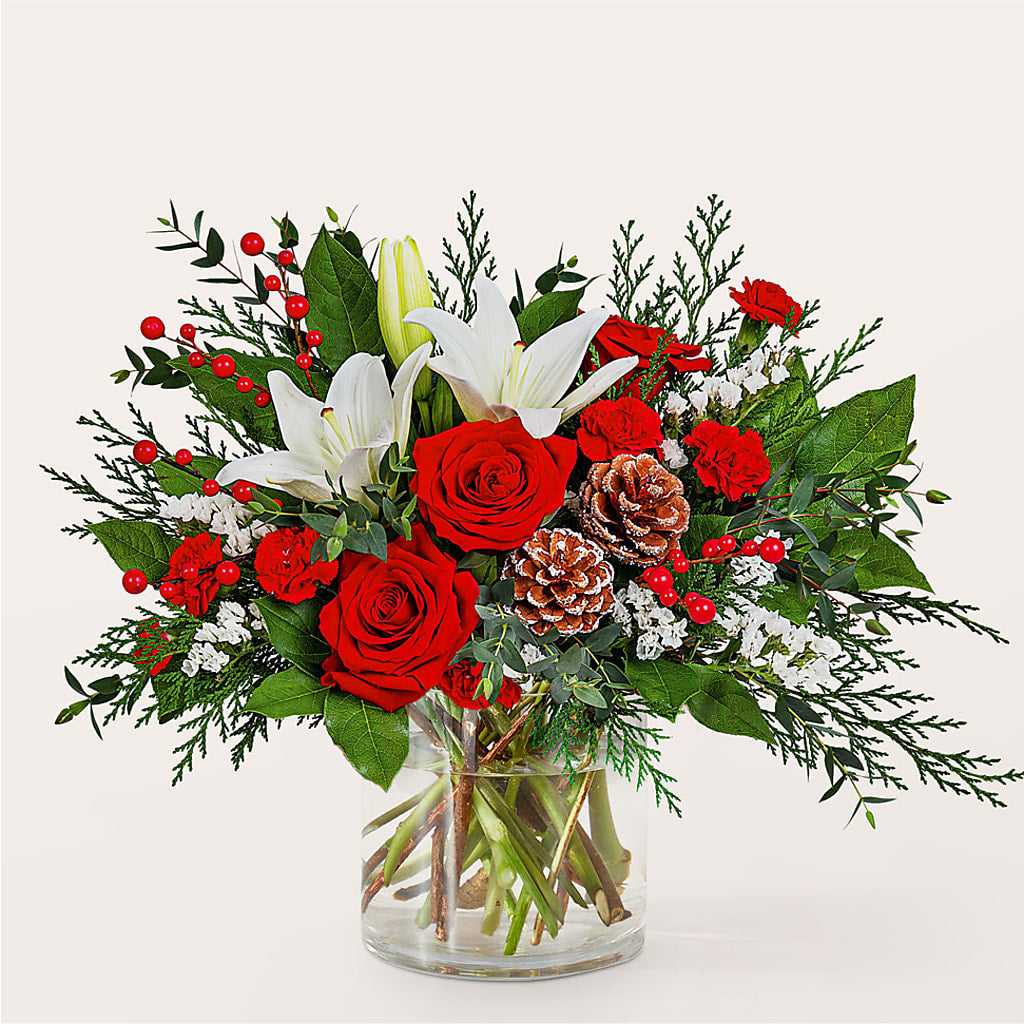Best in Snow Bouquet –  Temptation Flower Shop, Wichita KS