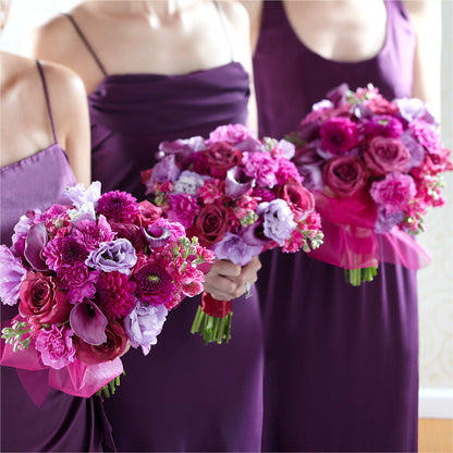 Bridesmaid's Garden Bouquet –  Temptation Flower Shop, Wichita KS