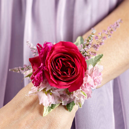 Rose Charm Corsage –  Temptation Flower Shop, Wichita KS