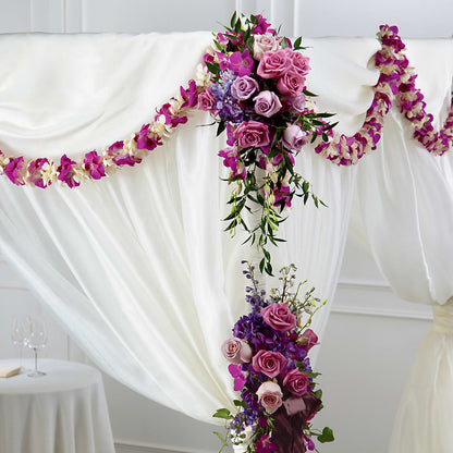 Color & Light Chuppah Decor –  Temptation Flower Shop, Wichita KS