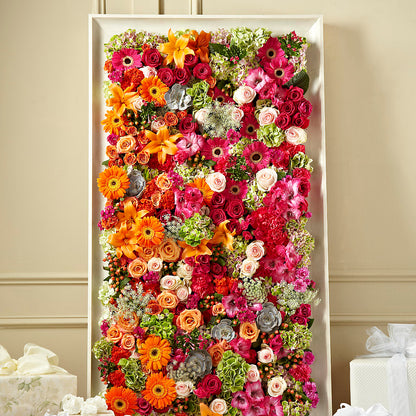 Fresh Picked Floral Wall –  Temptation Flower Shop, Wichita KS