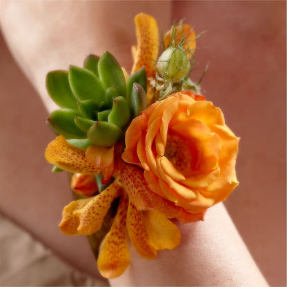 Irresistible Love Wrist Corsage –  Temptation Flower Shop, Wichita KS