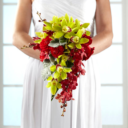 Elegant Orchid Bouquet –  Temptation Flower Shop, Wichita KS