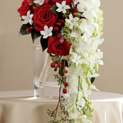 Here Comes the Bride Bouquet –  Temptation Flower Shop, Wichita KS