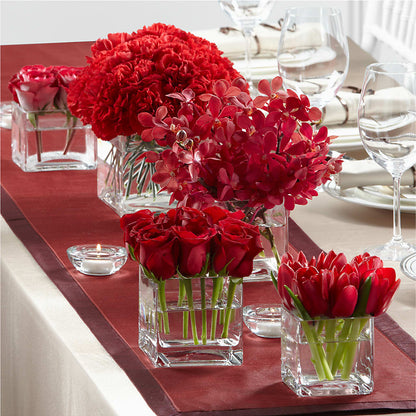 Modern Grace Centerpiece –  Temptation Flower Shop, Wichita KS